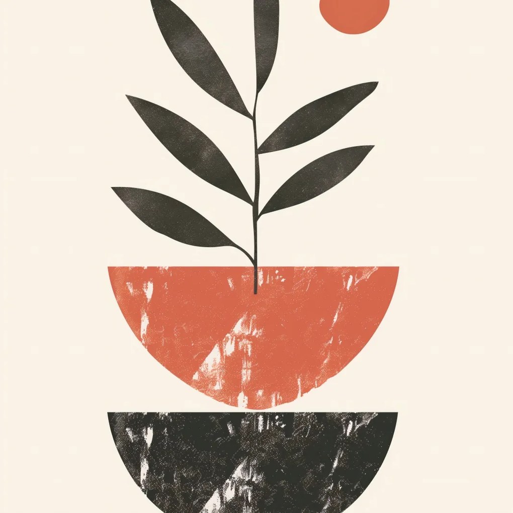 Poszter 70x70cm Növényművészet