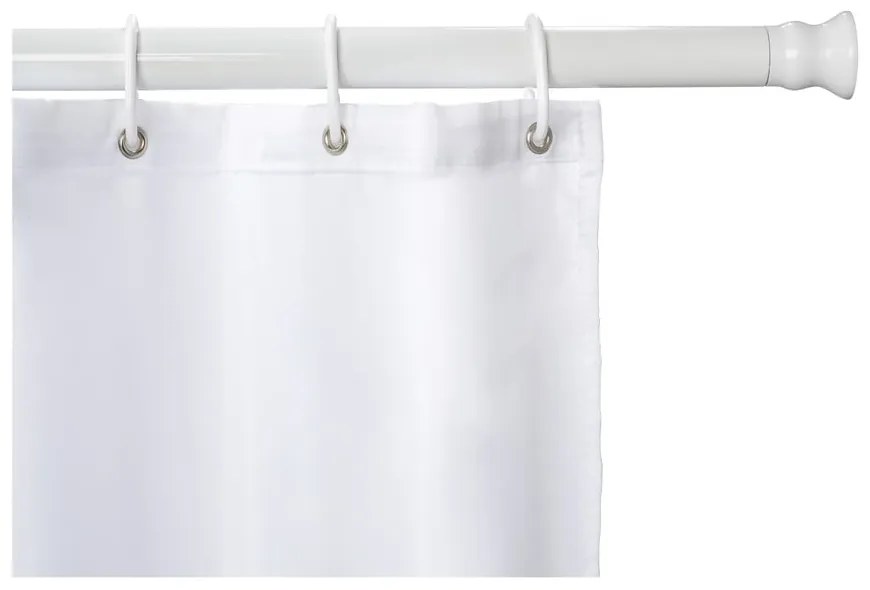 Fehér zuhanyfüggöny rúd 110 - 185 cm – Wenko