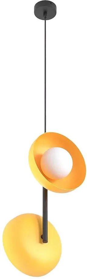 Emibig modern függeszték vanila fehér fekete narancs emi1599/2