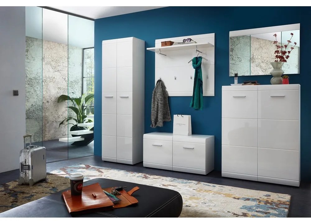 Fehér ruhásszekrény 59x197 cm Adana – Germania