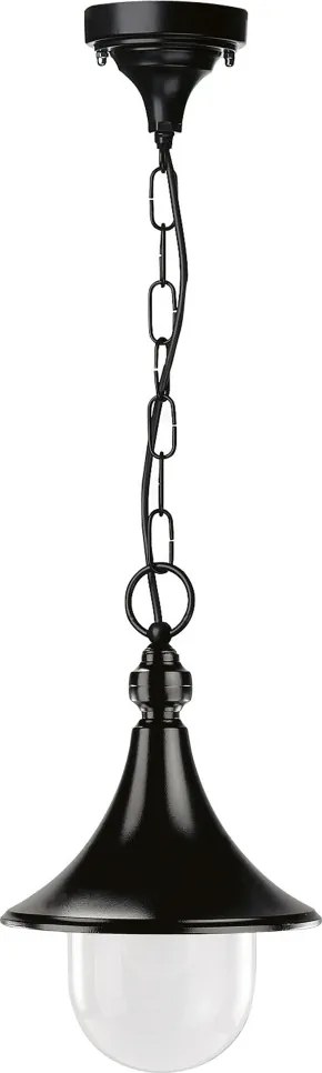 NOVOLUX 332G-G05X1A-02 TROM Kültéri Függő Lámpa Fekete IP43