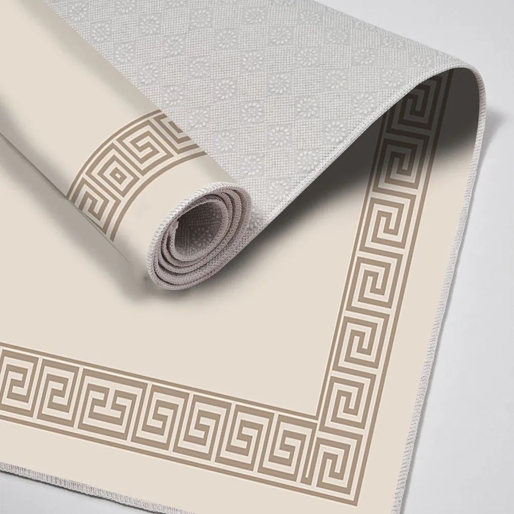 Világosbarna fürdőszobai kilépő szett 2 db-os 60x100 cm – Foutastic