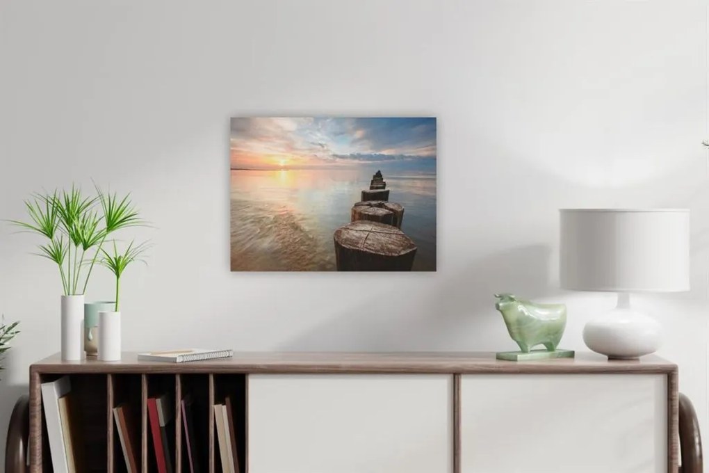 Fali kép Utazás a tengerben LED időzítővel 30 x 40 cm