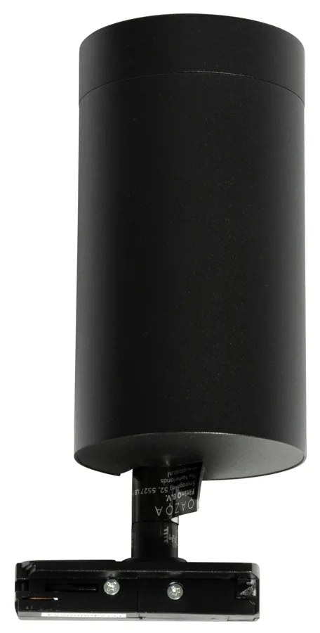 Modern fekete spotlámpa 1 fázisú sínrendszerhez 70 mm - Iconic Jeana Luxe