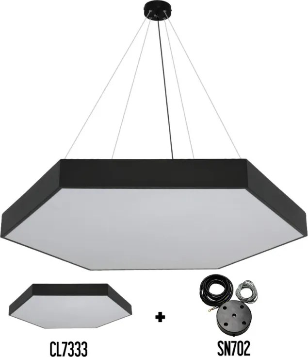 LED mennyezeti lámpa 200W - CL7333