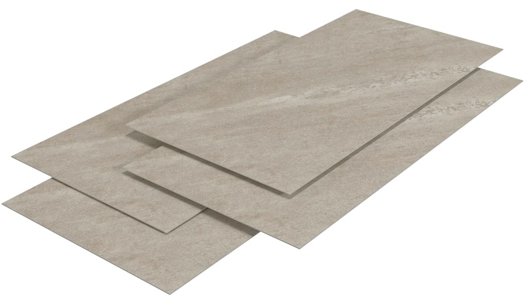 [neu.haus] Fürdőszobai fali panel szett Bladel 4 db 120 x 60 cm Cream Stone
