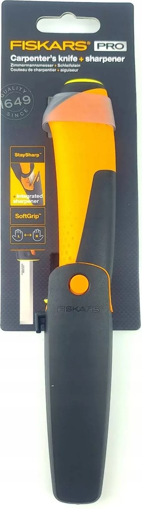 Fiskars Asztalos kés Favéső élező strapabíró Ergonomikus