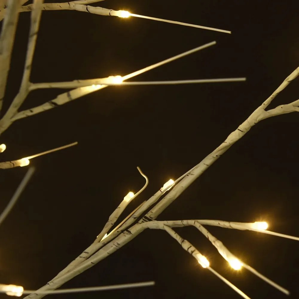200 LED-es bel-/kültéri meleg fehér fűzfa karácsonyfa 2,2 m