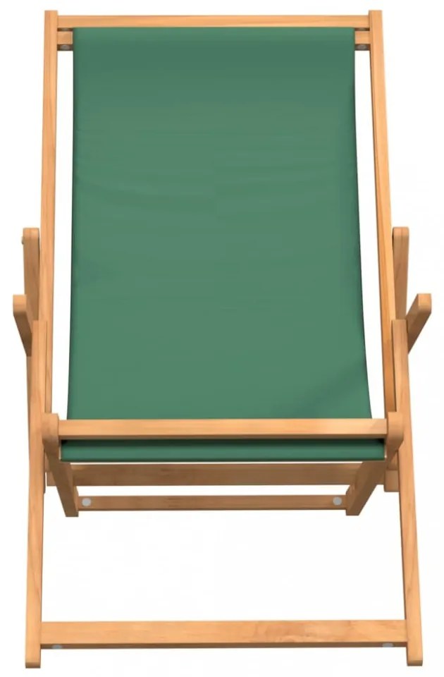 zöld tömör tíkfa összecsukható strandszék