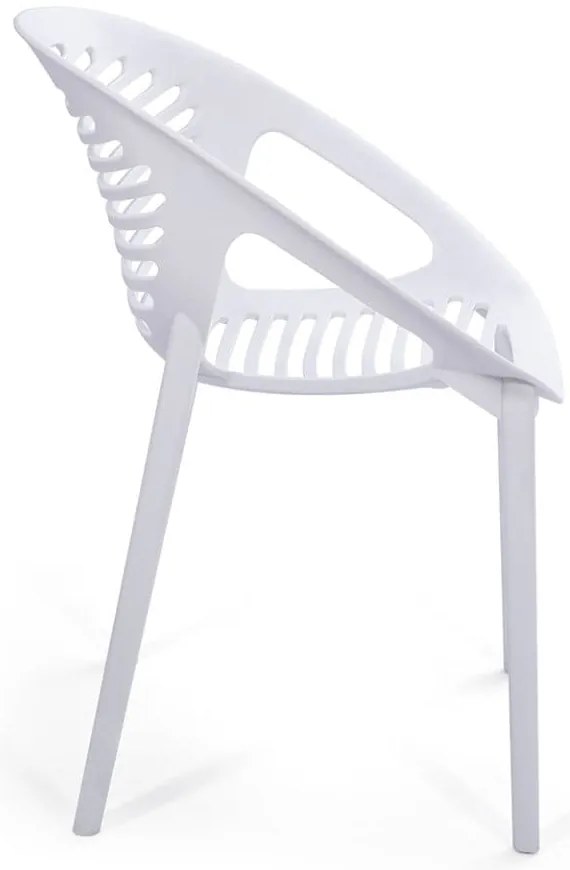 4 db fehér étkezőszék Jaanna és természetes asztal Marienlist - Bonami Essentials