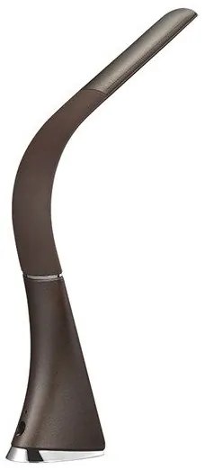 Solight WO46-H - LED dimmelhető kijelzős asztali lámpa LED/6W/230V barna