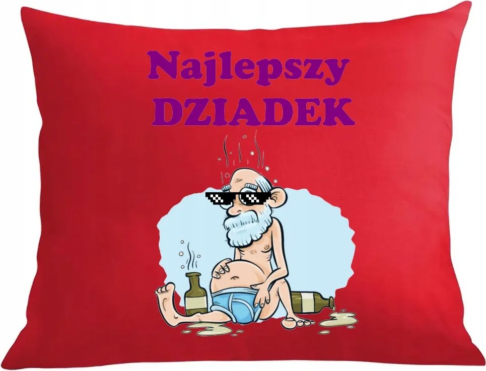 Párna párnahuzat Nagyszülők napja Vicces ajándék Nagypapa