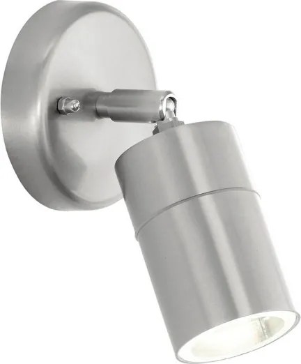 EGLO 93268 STOCKHOLM Modern Kültéri Fali Lámpa Nikkel, Átlátszó GU10 IP44