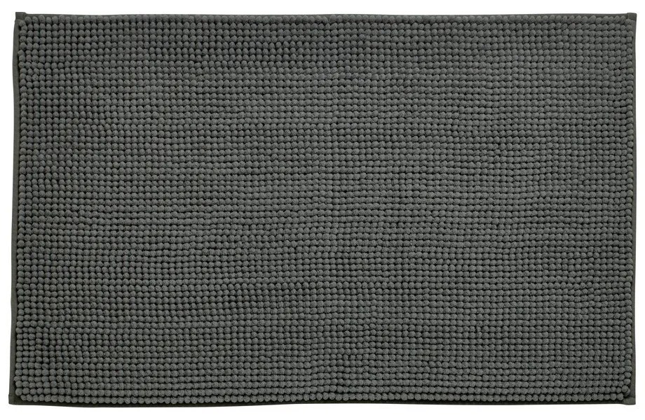 Szürke fürdőszobai kilépő 80x50 cm Bobble - Catherine Lansfield
