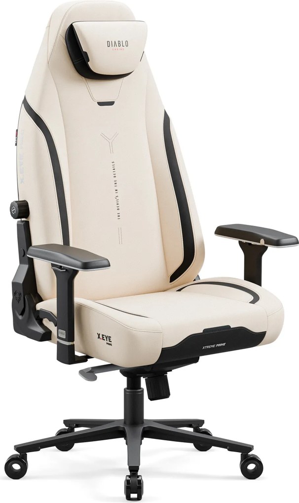 Gamer szék Normal Size bézs-fekete: Diablo X-Eye Prime Desert Storm