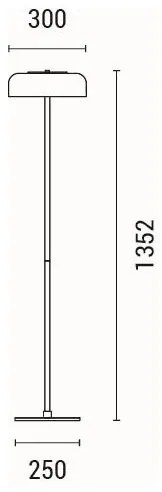 LED Állólámpa LED/8W/230V 3000K