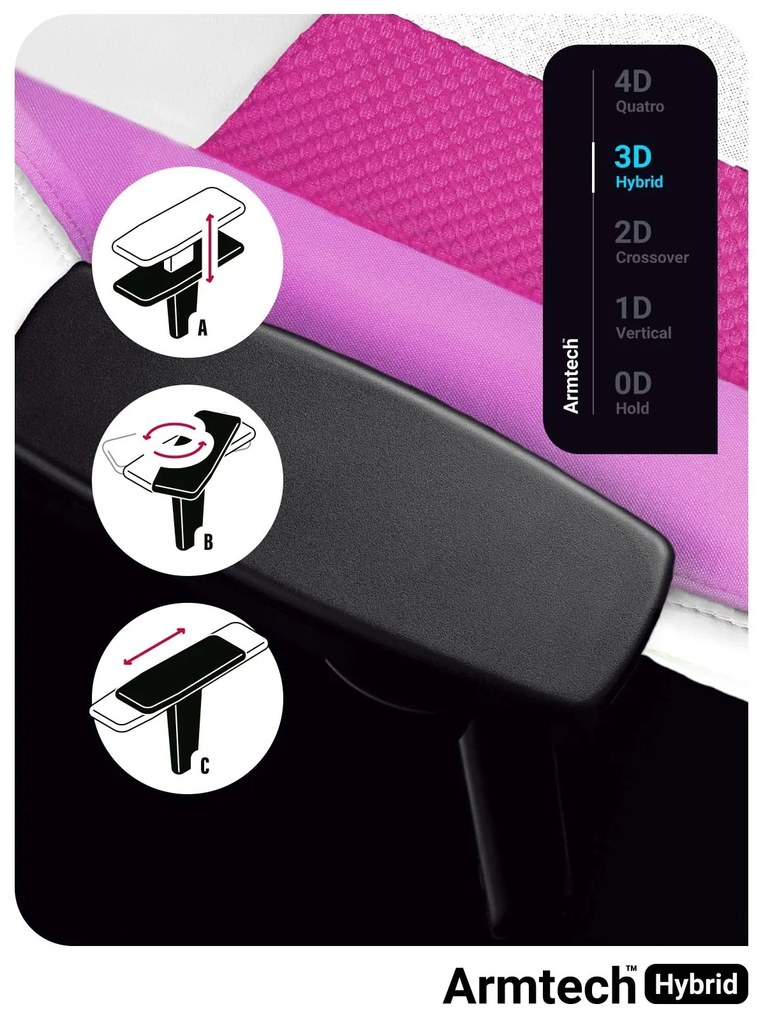 Diablo X-Player 2.0 szövet gamer szék Átlagos méret: Marshmallow Pink/Rózsaszín