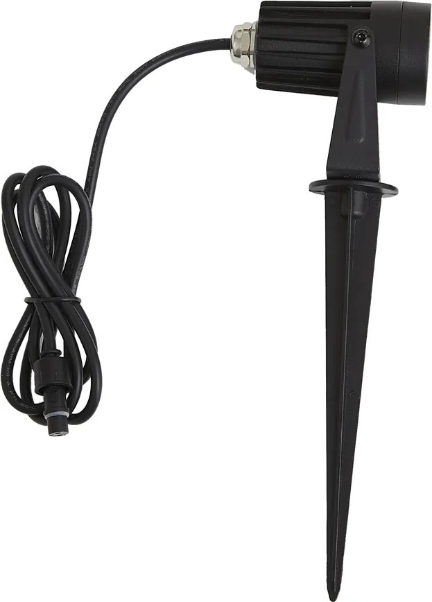 Modern 12V-os fekete spotlámpa LED-del, IP67 - Voltaire Pico