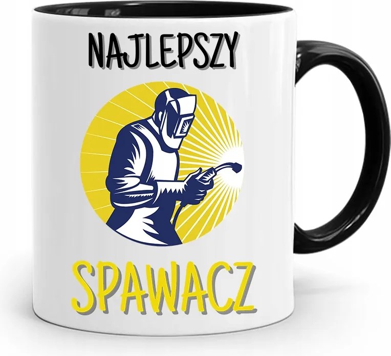 Fekete Bögre Hegesztőnek A Legjobb Hegesztő Nyomtatott Fotóval