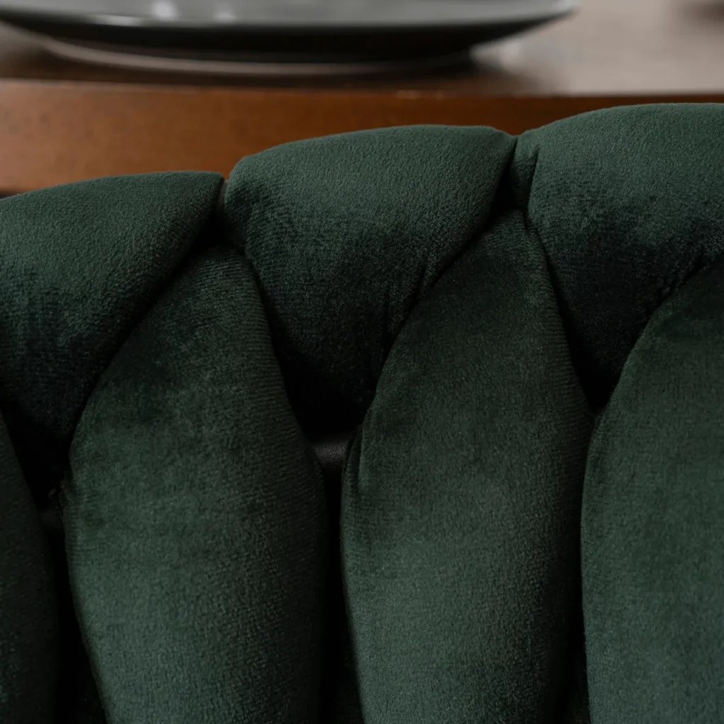 Zöld Bársony Étkezőszék ELENA