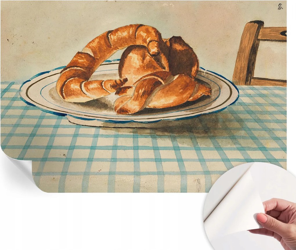 Öntapadós Dekoratív Fotótapéta Hálószobába Konyhai sütemények 104x70 cm