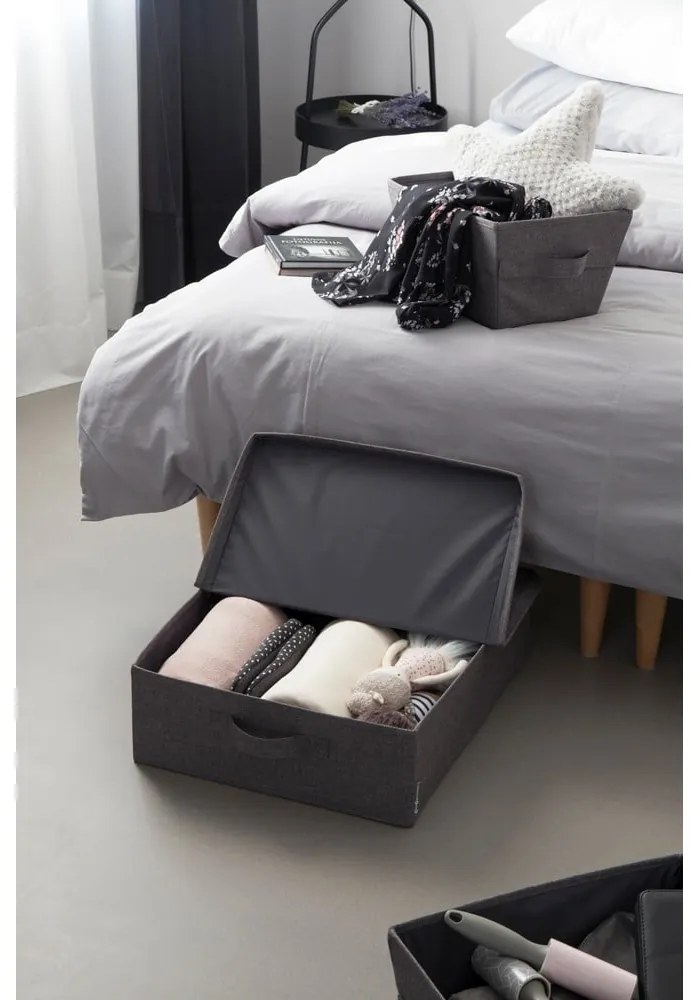 Underbed szürke tárolódoboz - Bigso Box of Sweden