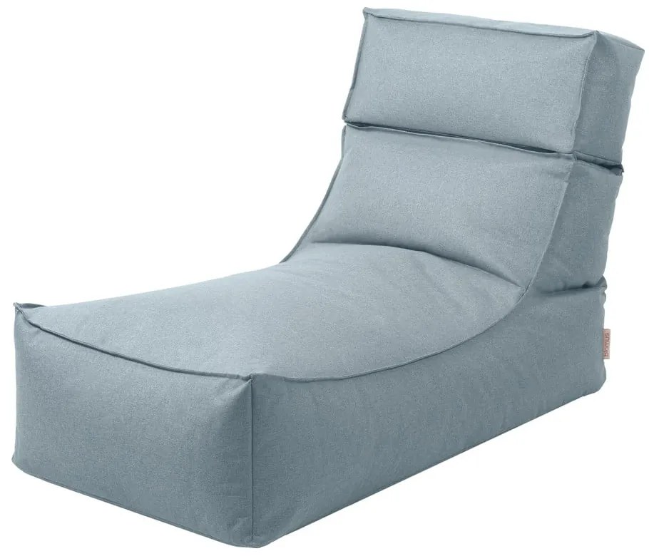 Világoskék párnázott kerti napozóágy STAY – Blomus