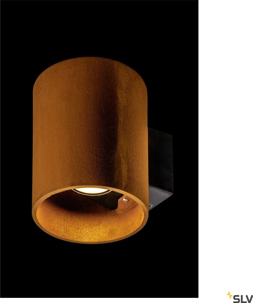 SLV 1004651 RUSTY Modern Kültéri Fali Lámpa Antracit, Rozsdás LED IP65