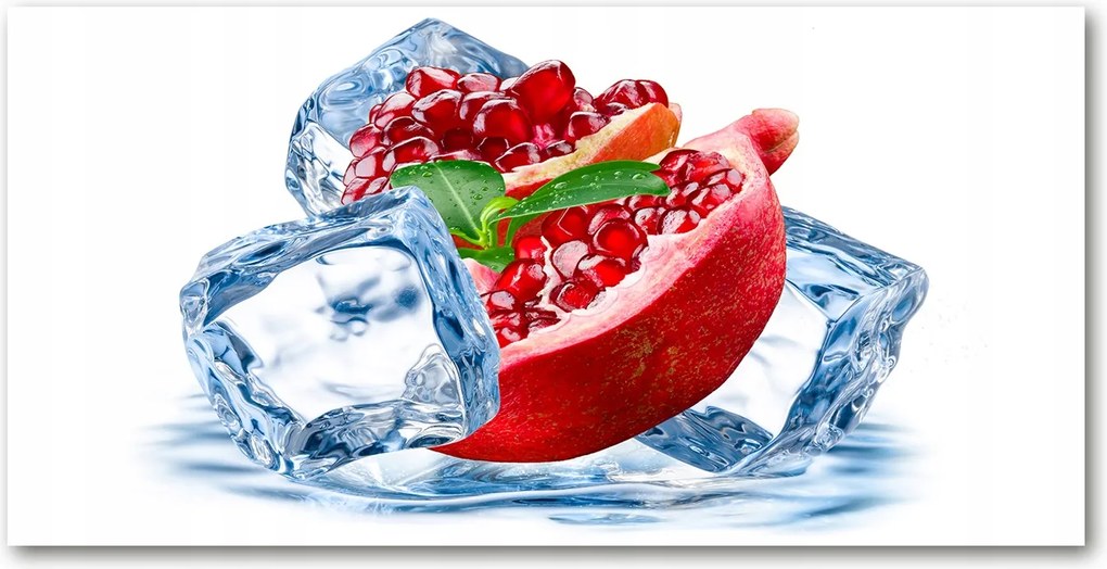 Fotó-kép edzett üveg Gránátalma jéggel 140x70