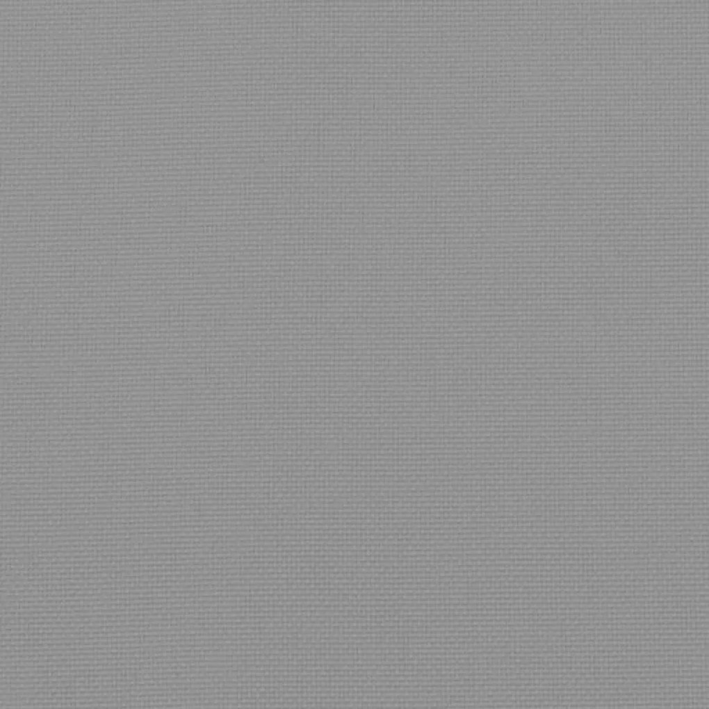 szürke oxford szövet kerti padpárna 100x50x4 cm