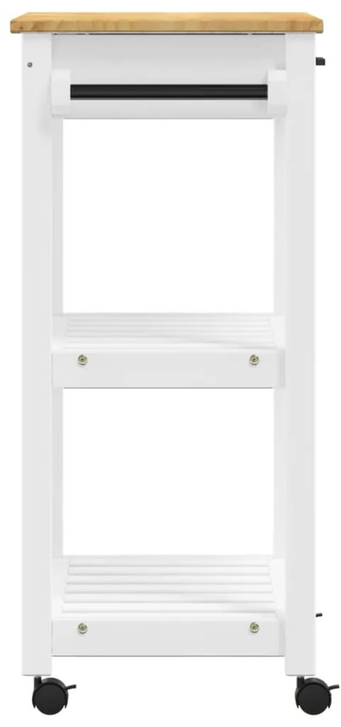 MONZA tömör fenyőfa konyhai kocsi 60 x 40 x 90 cm