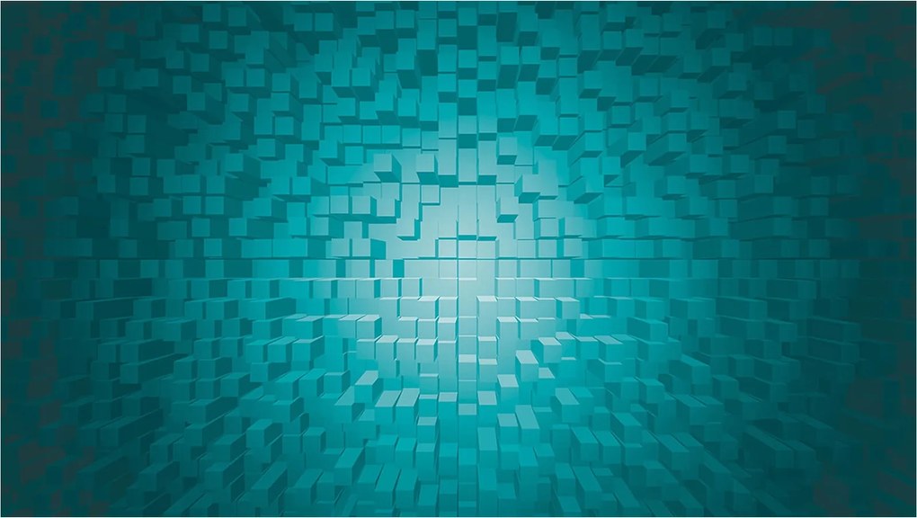 Tapéta Absztrakt Kocka 3D Modern Design Textúra Mélység 200x140 +ragasztó