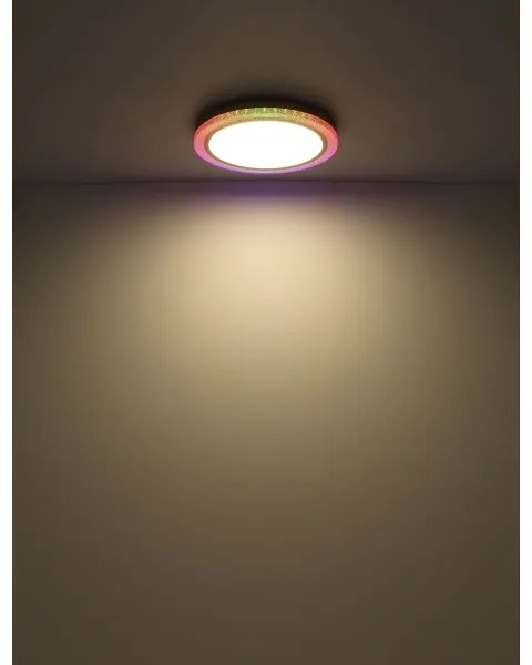 Globo 41372-24 - BOLLY LED RGBW mennyezeti lámpa, 20W, 230V, dimmelhető, DO