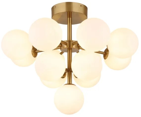 Globo 56143-13GD - Felületre szerelhető csillár GRAPPY 13xG9/5W/230V átm. 56 cm arany