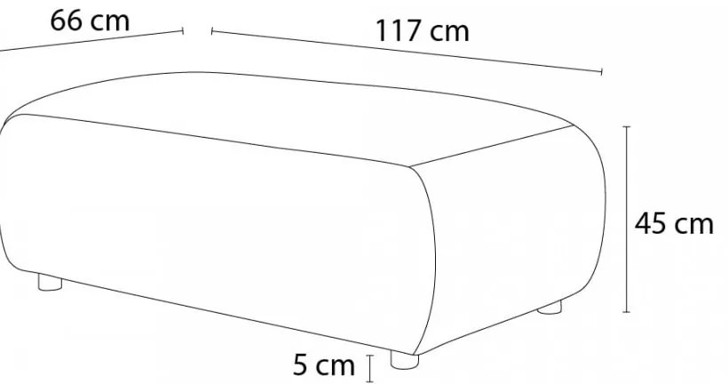 Bézs lábtartó Jeanne – Bobochic Paris