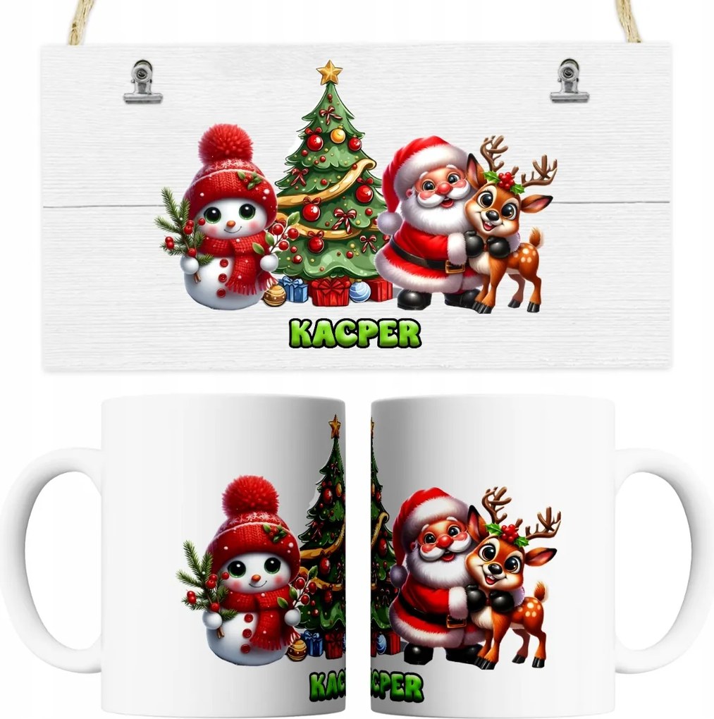 Bögre Logó Karácsonyi Ajándék Bögre Karácsonyi Hóember Kerámia Szöveg