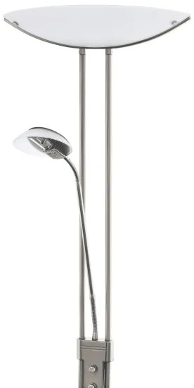 EGLO 85971 - Fényerőszabályozható állólámpa BAYA 1xR7s/230W+1xG9/33W matt króm