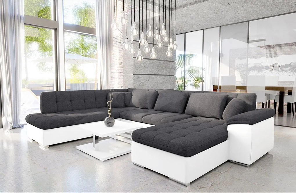 Sarok ülőgarnitúra Talia (B) (öko-bőr Soft 066 + Lawa 02). 1058150