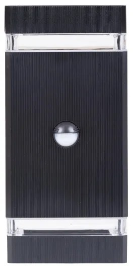 Kültéri fali lámpa érzékelővel NIZZA 2xGU10/35W/230V IP65