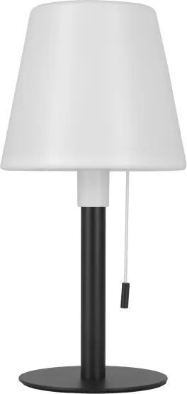 LED fényerőszabályozható napelemes lámpa LED/2W/5V USB 1200 mAh IP44 fehér/fekete