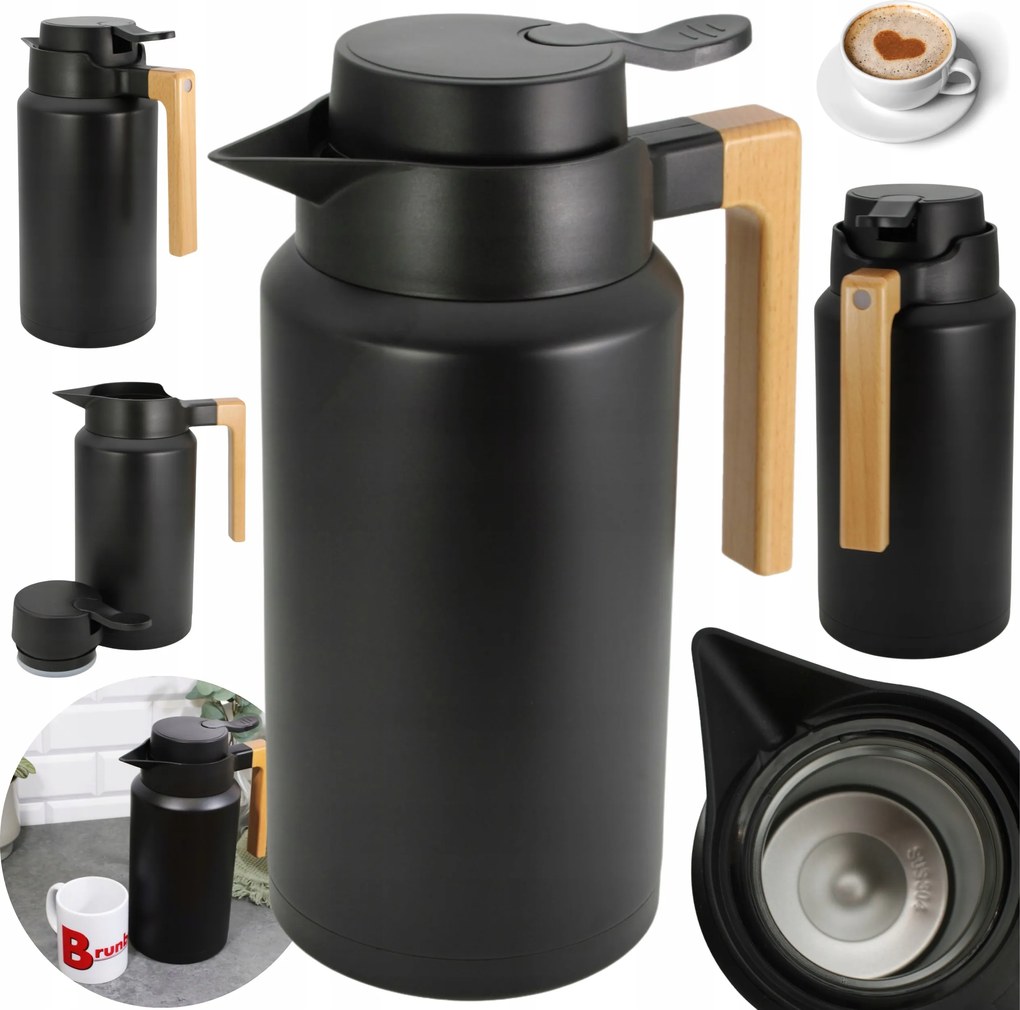 Konferencia Termosz Irodai Forróitalos Kancsó Vákuumos 2L Thermo