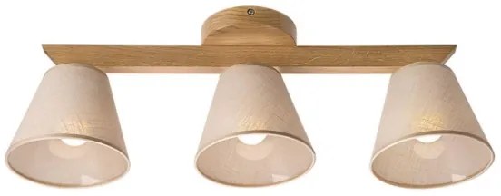 Mennyezeti csillár ANTONIO 3xE14/40W/230V tölgy