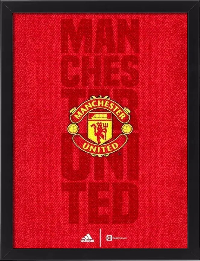 Manchester United keretes falikép címer logó 30x20 cm