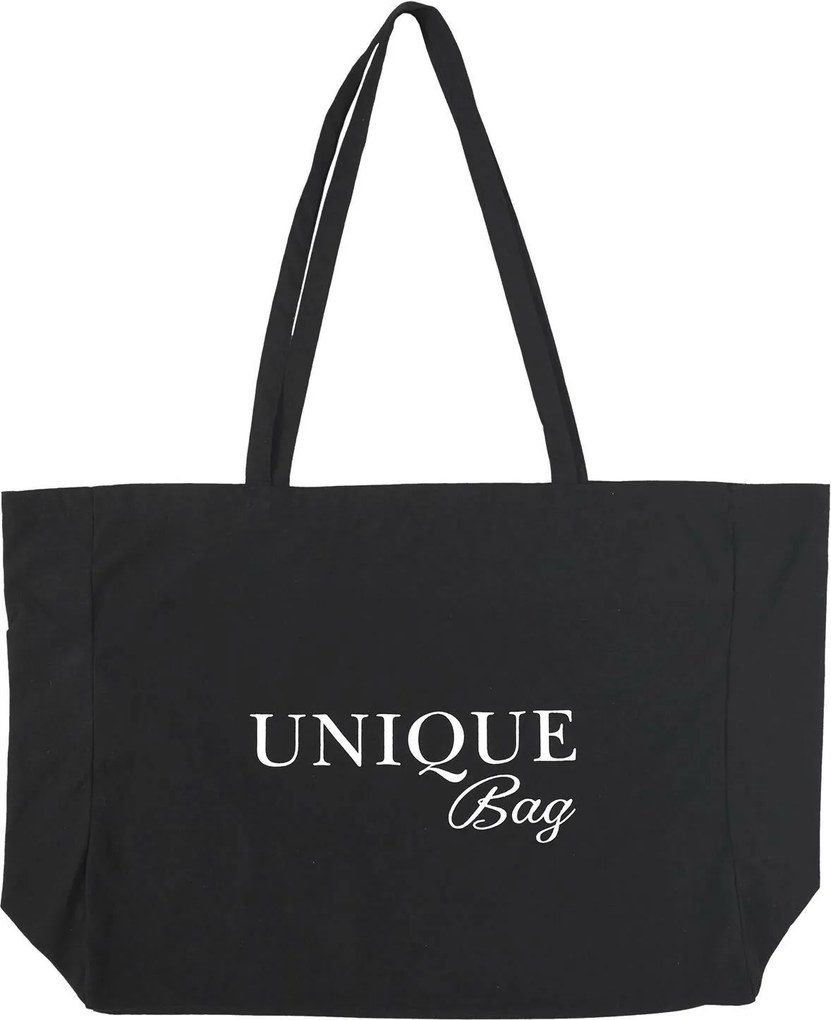 Shopper Unique Bag fekete, kényelmes fülekkel