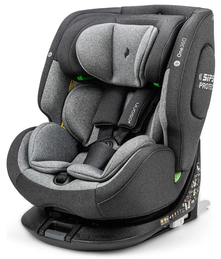 OSANN - Autósülés ONE 360 i-Size 40-150 cm Universe szürke