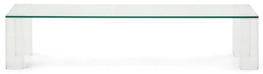 Üveg dohányzóasztal 60x140 cm Adularia – Kave Home