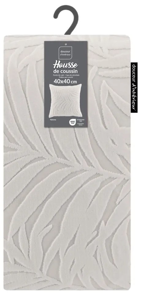 Bársony párnahuzat 40x40 cm Natureo – douceur d'intérieur