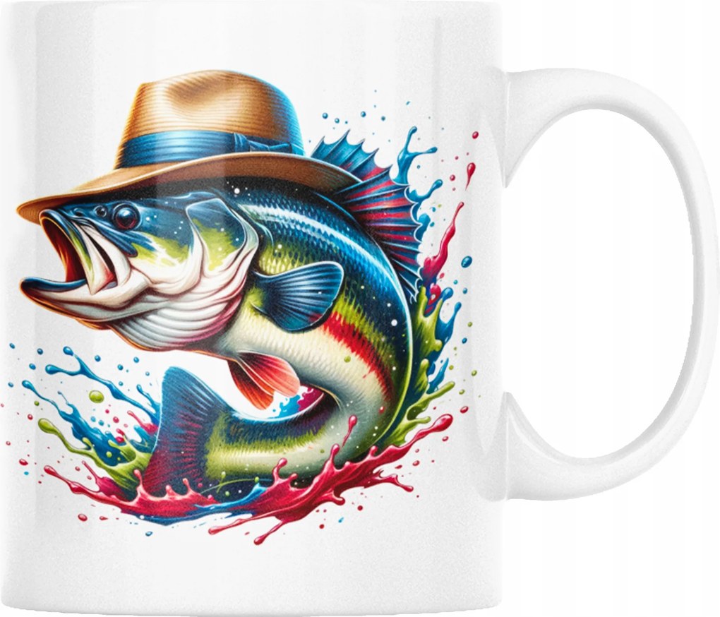 Gyönyörű Bögre Horgászoknak Születésnapi Ajándék Halaknak 330 ml Csomagolás