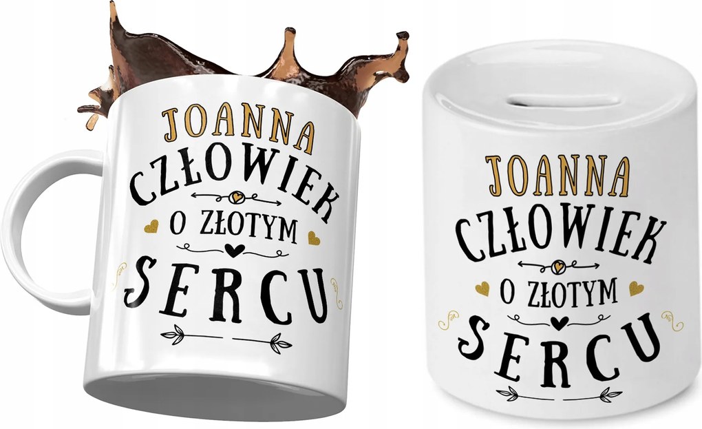 Johannának Bögre Ajándék persely szett fényképes nyomtatással