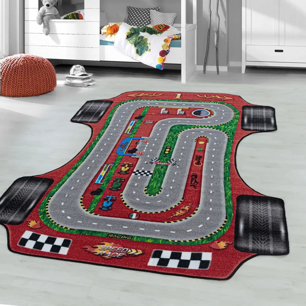 Piros gyerek szőnyeg 140x200 cm Play – Ayyildiz Carpets